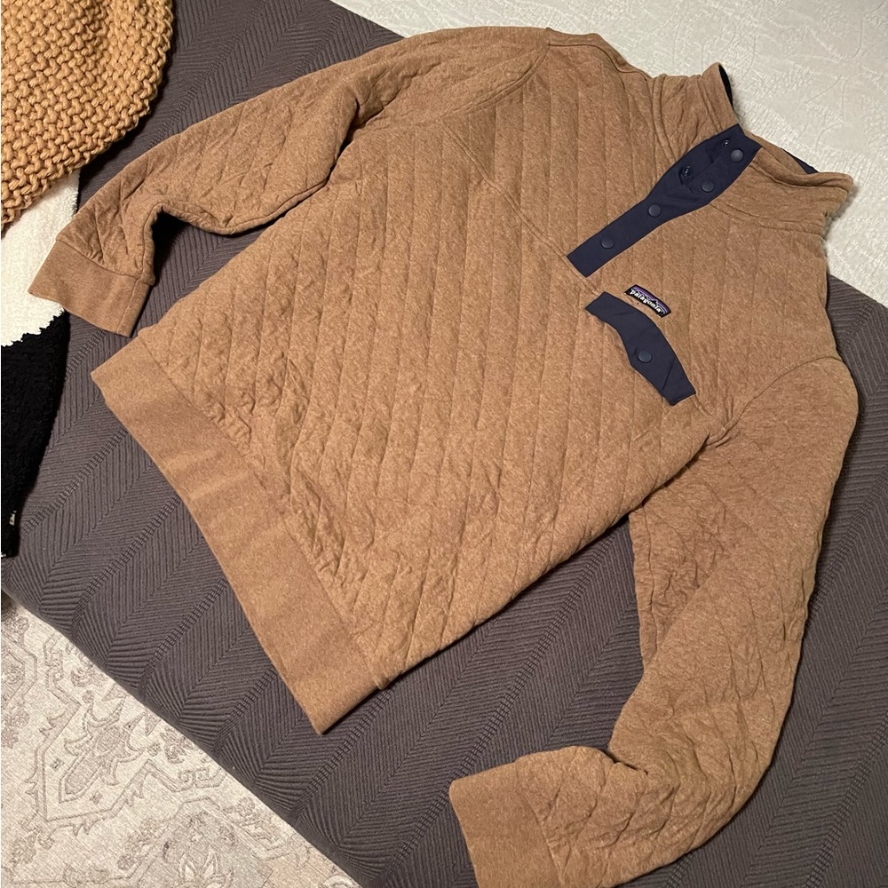 Men’s Patagonia Organic Cotton Quilt 1/4 Snap Pullover